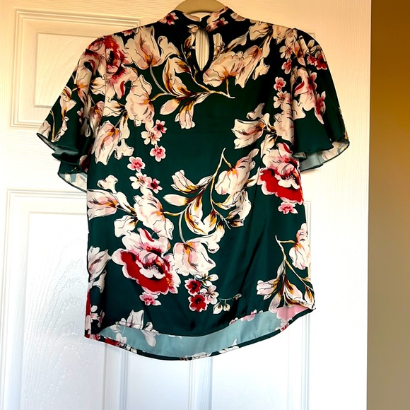Floral silk blouse - Picture 2 of 2